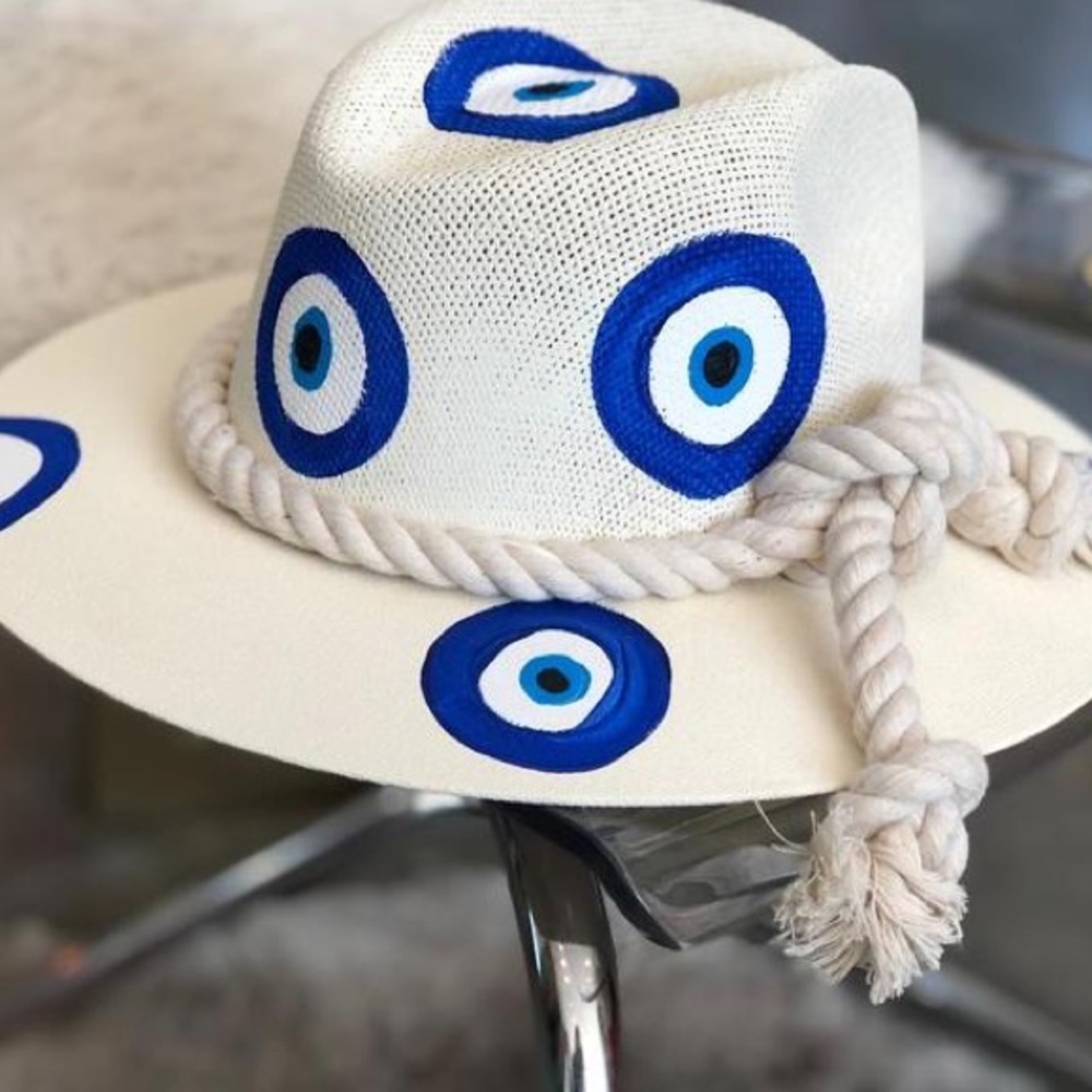 Boho 🧿 hat - Picture 2 of 4